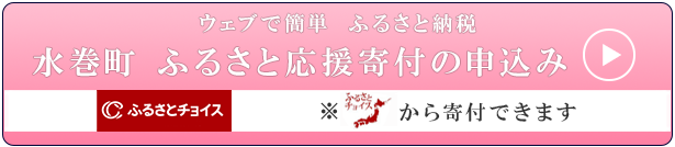 ふるさとチョイスから寄付できます