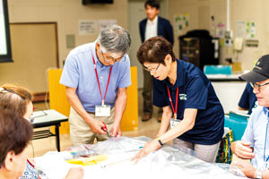 避難所運営訓練