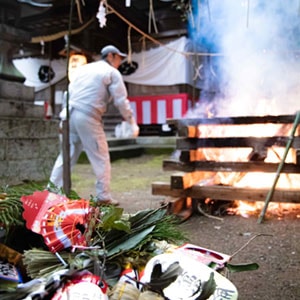 貴船神社どんど焼き