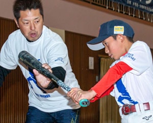 柴原洋さん野球教室