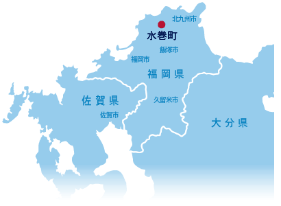 九州北部の地図イメージ