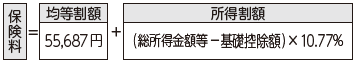 保険料の算出方法の図