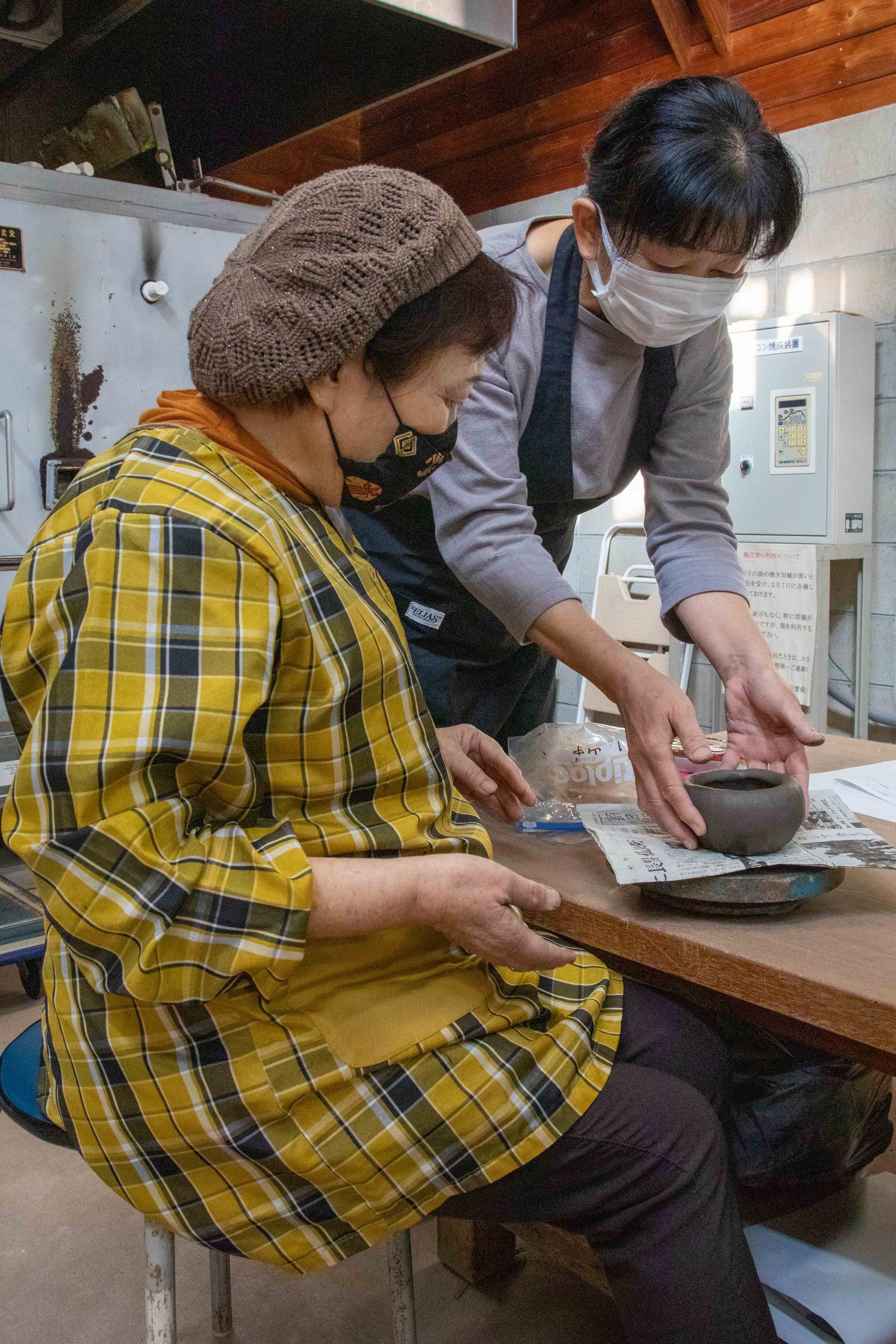 陶芸講座の様子