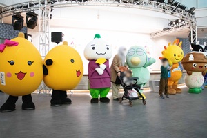 マスコットキャラクター撮影会の様子