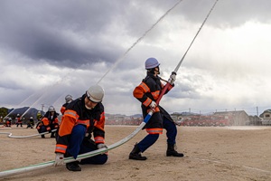 合同出初式の様子
