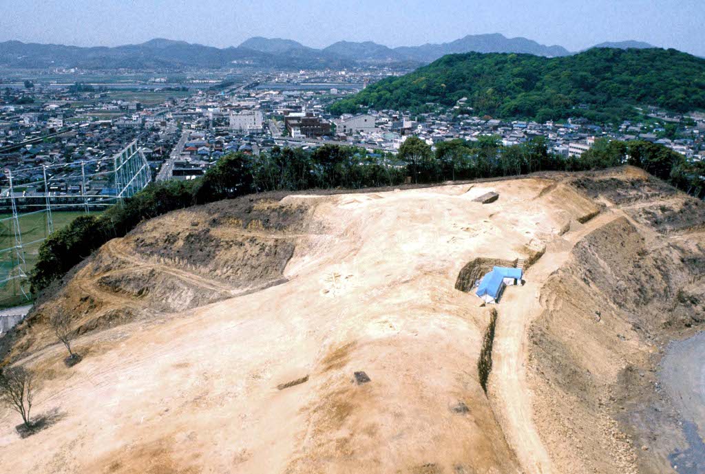 苗代谷遺跡全景